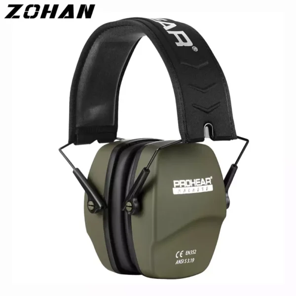 ZOHAN Shooting Ear Protection Safety Earmuffs Noise Reduction Slim Passive Hearing Protector