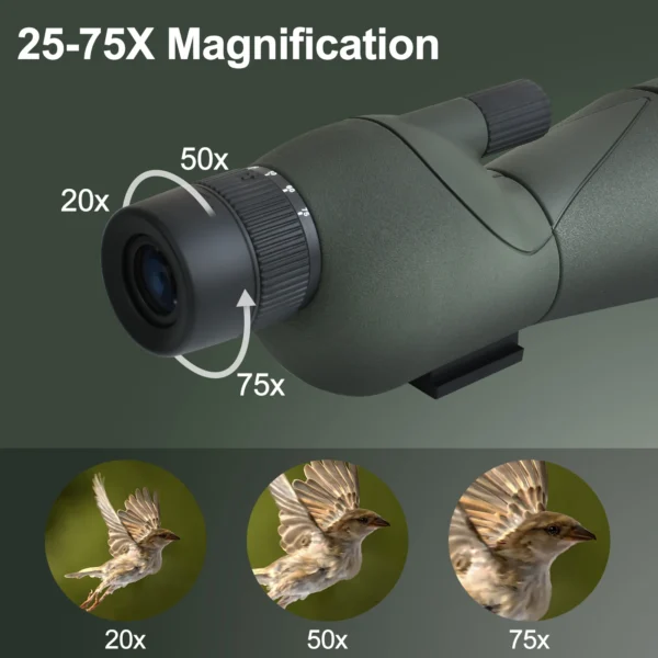 25-75x60 Spotting Scope With Tripod - Image 4