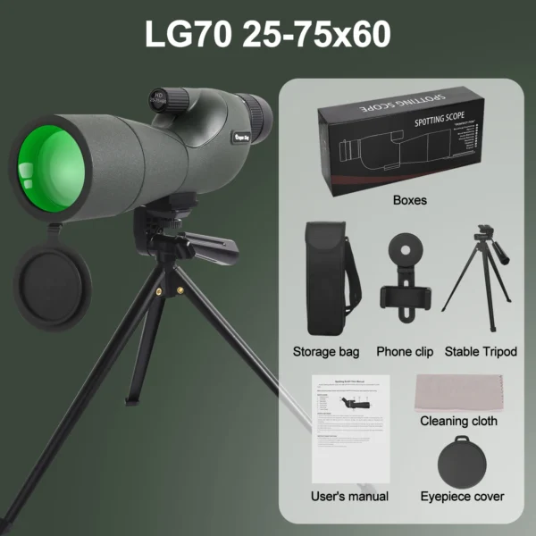 25-75x60 Spotting Scope With Tripod - Image 7