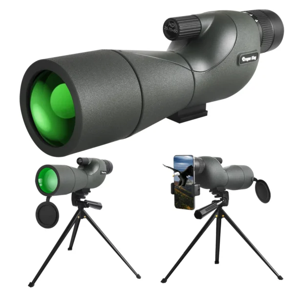 25-75x60 Spotting Scope With Tripod
