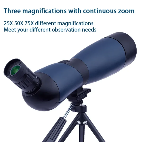 25-75x70 Zoom Spotting Scope W/Table Tripod - Image 3