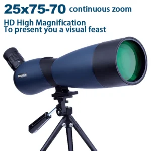 25-75x70 Zoom Spotting Scope W/Table Tripod