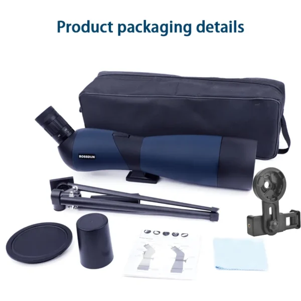 25-75x70 Zoom Spotting Scope W/Table Tripod