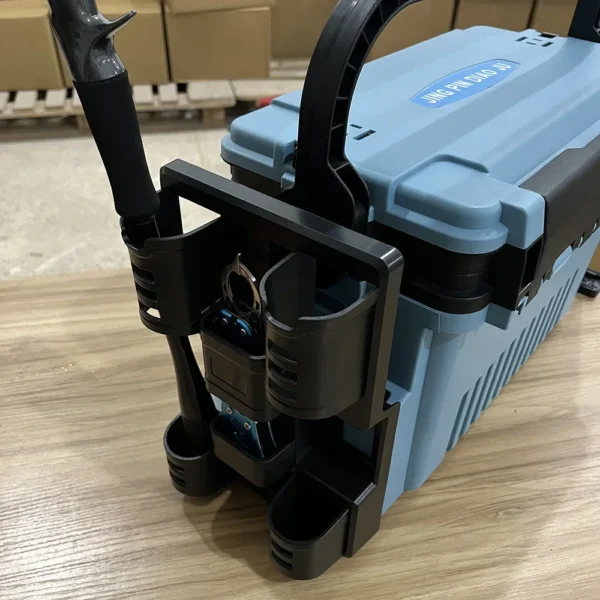 3 in1 Portable lure box, cup & rod holder - Image 2