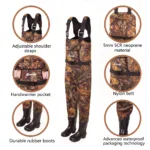 NeyGu 5mm Waterproof Thermal Neoprene Wader - Image 5