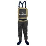 Men Breathable Stocking foot Chest Waist Convertible Wader - Image 11