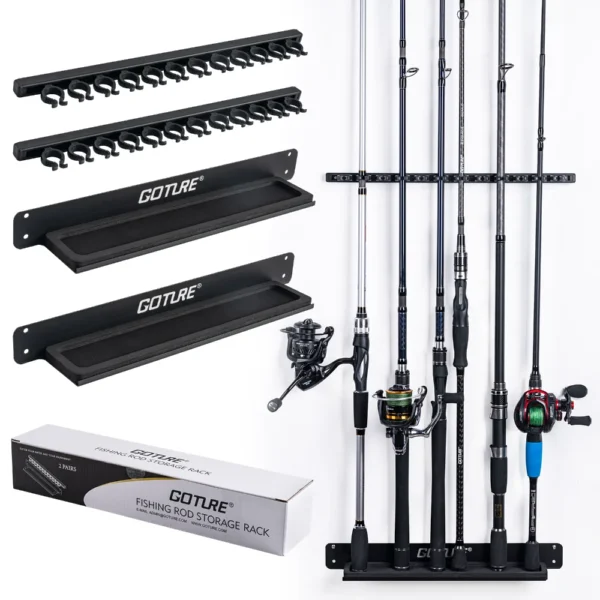 Goture 2 Set 12 Holes Fishing Rod Holder
