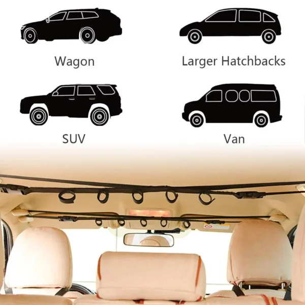 2pcs Vehicle Fishing Rod Storage Rack - Image 5
