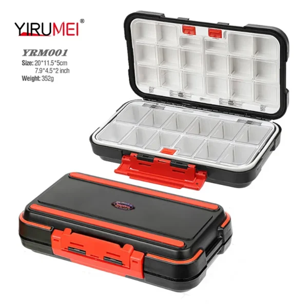 YIRUMEI Waterproof Fishing Tackle Box