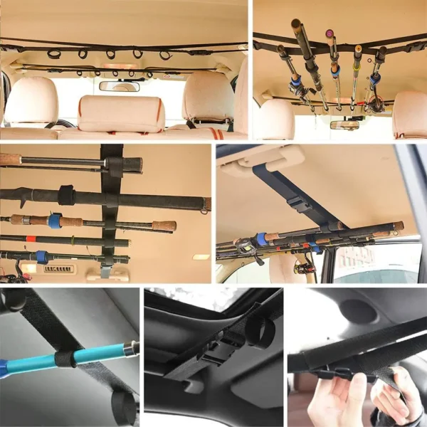 2pcs Vehicle Fishing Rod Storage Rack - Image 3