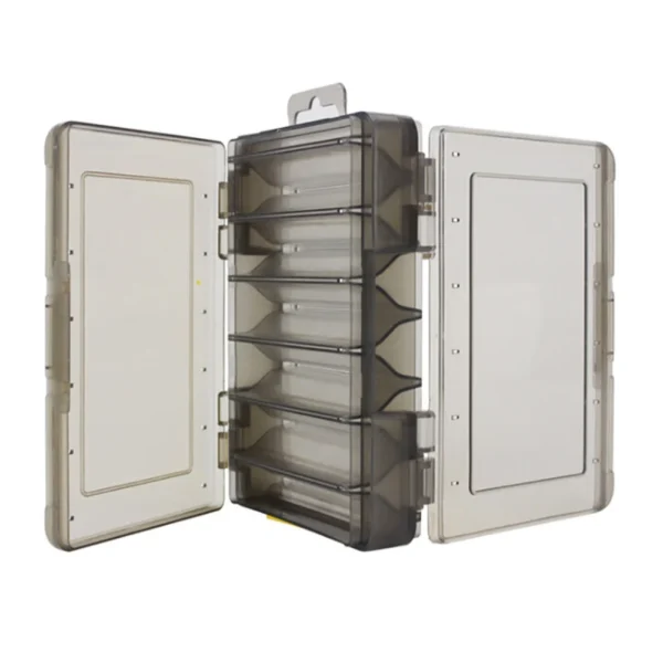 Fishing Tackle Box Lure Storage 12/14 Compartments Double Sided