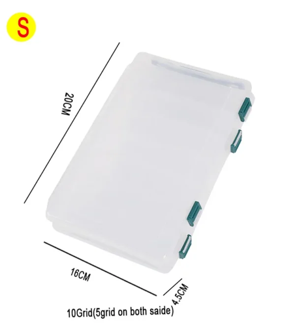Fishing Tackle Box Lure Storage 14 Compartments - Image 13