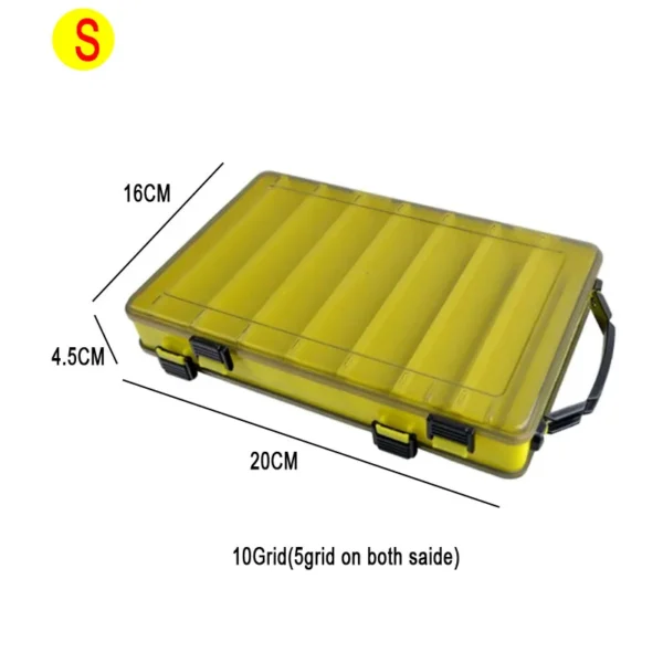 Fishing Tackle Box Lure Storage 14 Compartments - Image 14