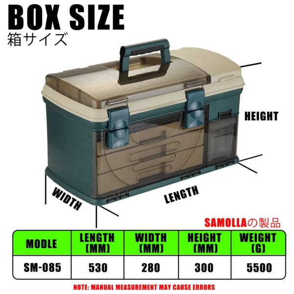 OUGAFISH Multi Layered Tackle Box - Image 2