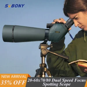 SVBONY-SV411 20-60X70/80 Dual Focus Spotting Scope