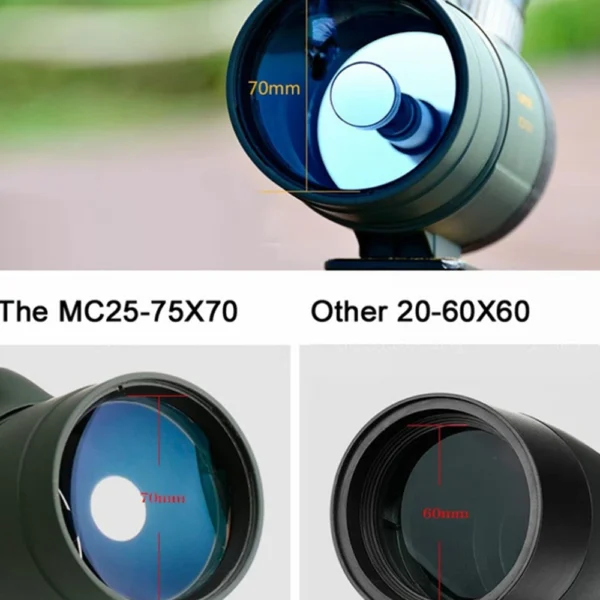 Visionking 25-75x70  Spotting Scope With Tripod