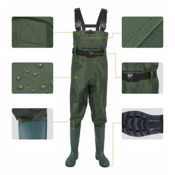 Waterproof Fishing Nylon One-piece Wader
