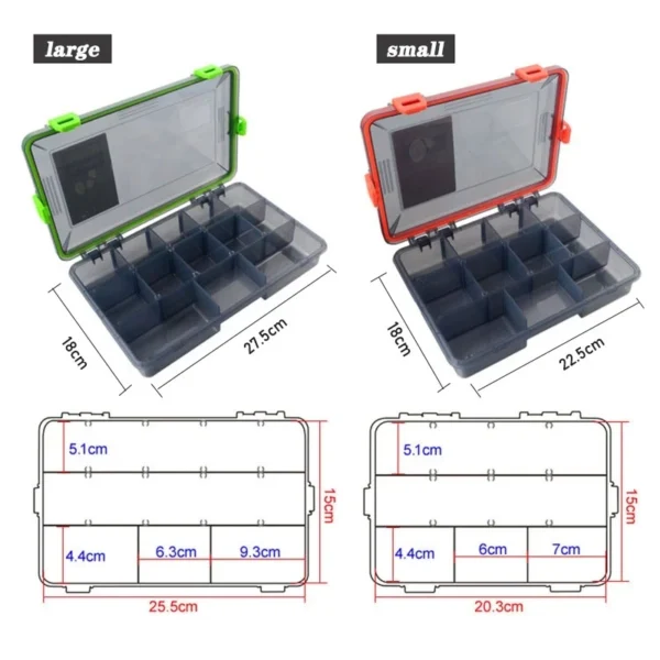 YIRUMEI Fishing Tackle Box Large Capacity