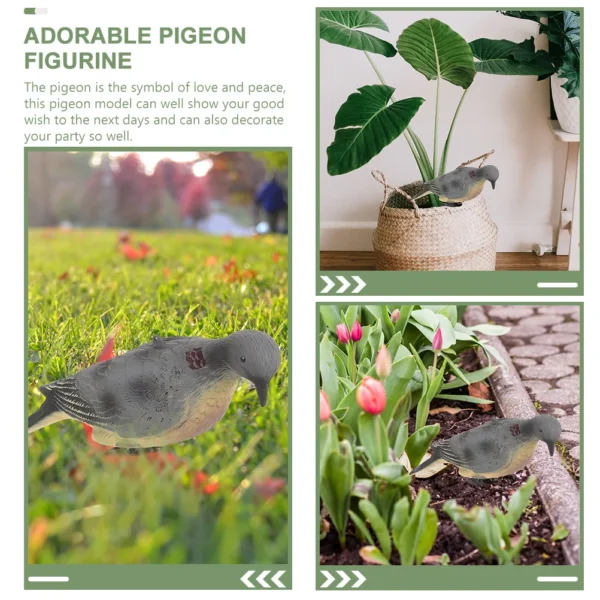 2 Pcs Pigeon Decoy