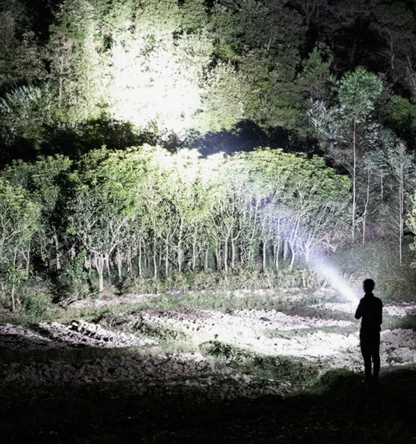 2*XHP50 Super Bright LED Camping Spotlight