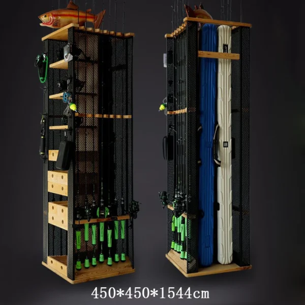 360 Degree Rotatable Fishing Rods Display Rack