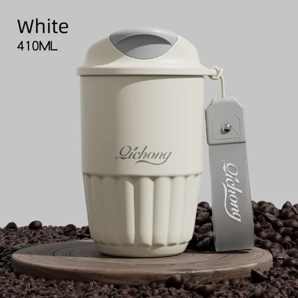410ml Ceramic Liner Thermos Coffee Cup
