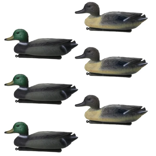 6 Pcs Duck Floating Decoy with Keel