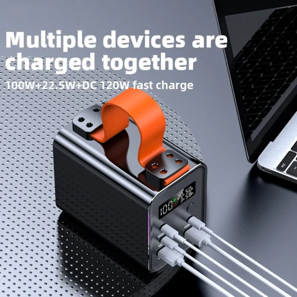 60000mAh Large Capacity 100W Power Bank Station