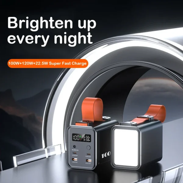 60000mAh Large Capacity 100W Power Bank Station