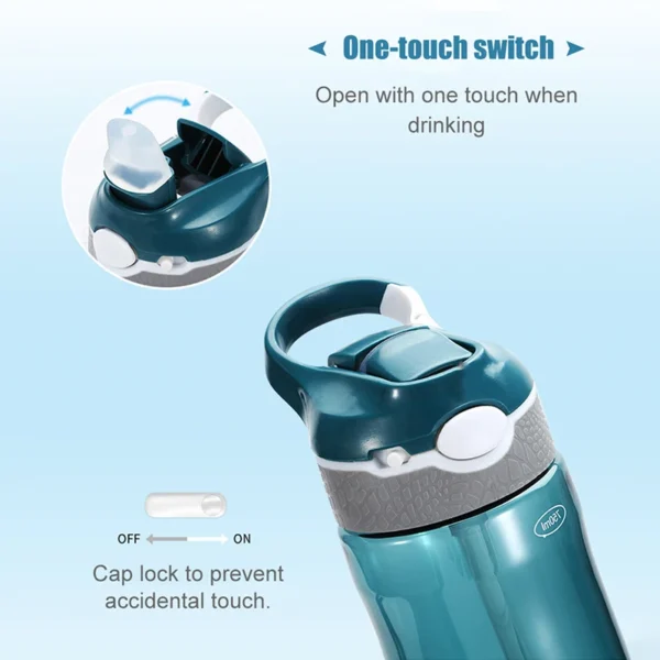 750ML Outdoor Water Filter Straw Bottle