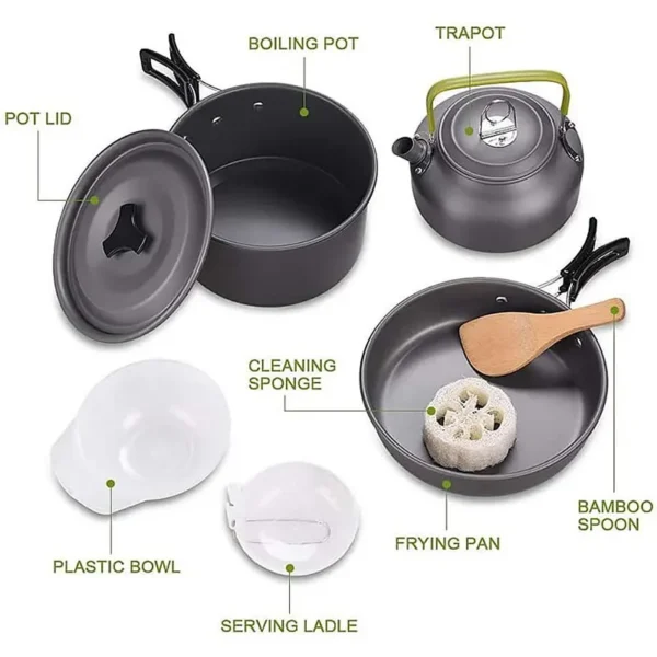 6Pcs Pots Cooking Set Non-stick