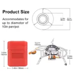 Widesea's Camping Wind Proof Gas Burner - Image 4