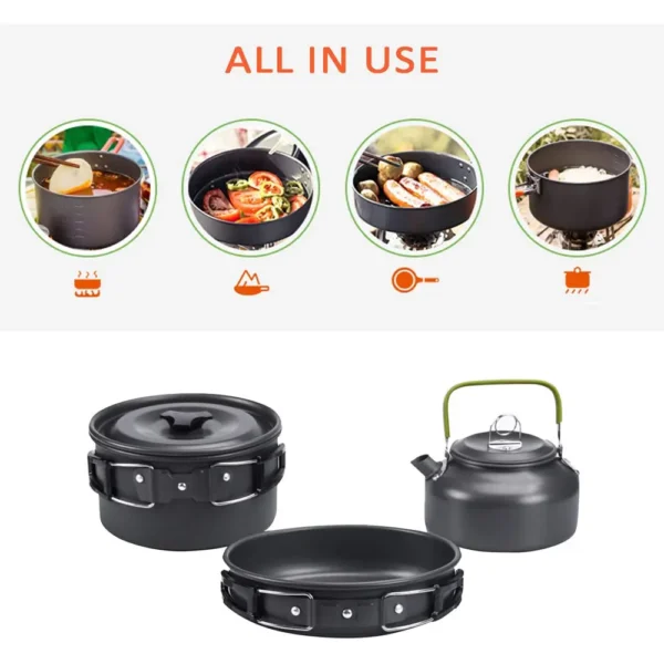 6Pcs Pots Cooking Set Non-stick