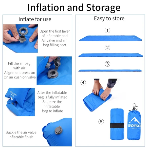 WILDSEA's  Camping Sleeping Pad Inflatable - Image 4
