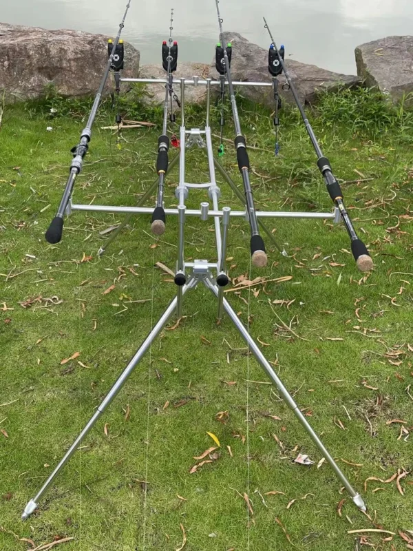 JSFUN's Adjustable Aluminum Fishing Rod Pod - Image 2