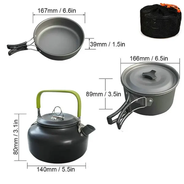 1 Set Camping Cookware