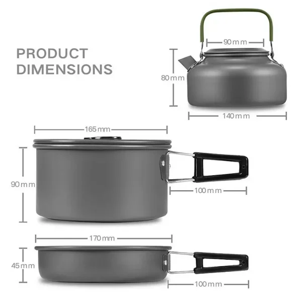 1 Set Camping Cookware