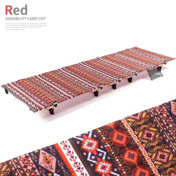 Light Weight Folding Heightened Camp Cot - Image 6