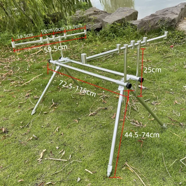 JSFUN's Adjustable Aluminum Fishing Rod Pod - Image 4