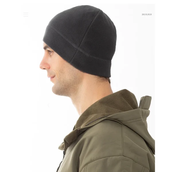 Fleece Beanie Hat Men For Outdoors - Image 2