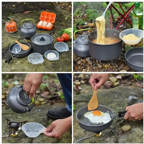 6Pcs Pots Cooking Set Non-stick