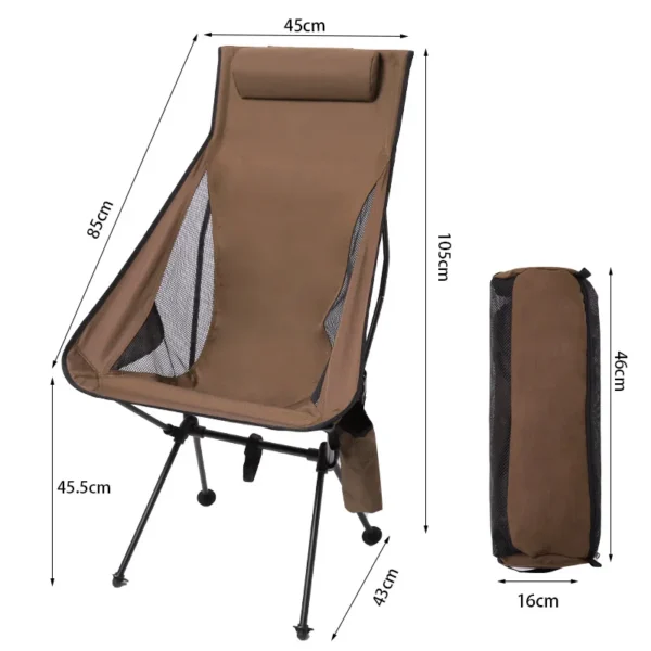 Folding  Aluminum Alloy Beach Chair