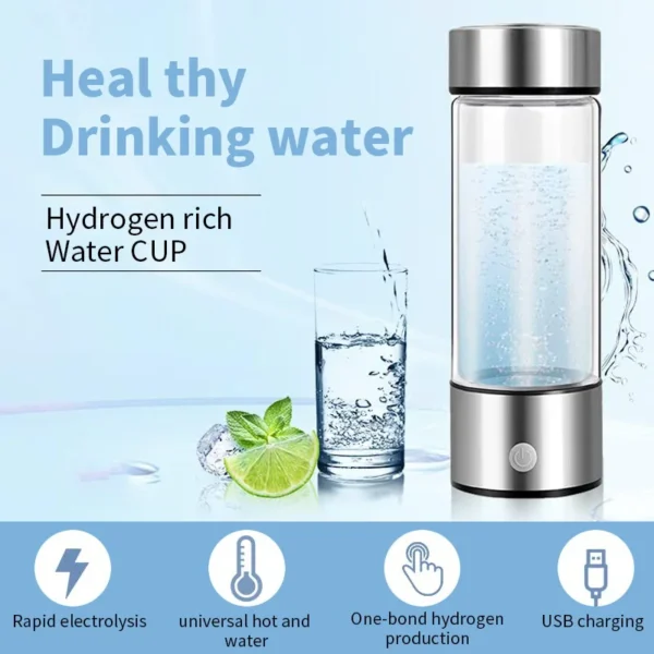 BALASHOV's 420ml Hydrogen-Rich Electric Bottle