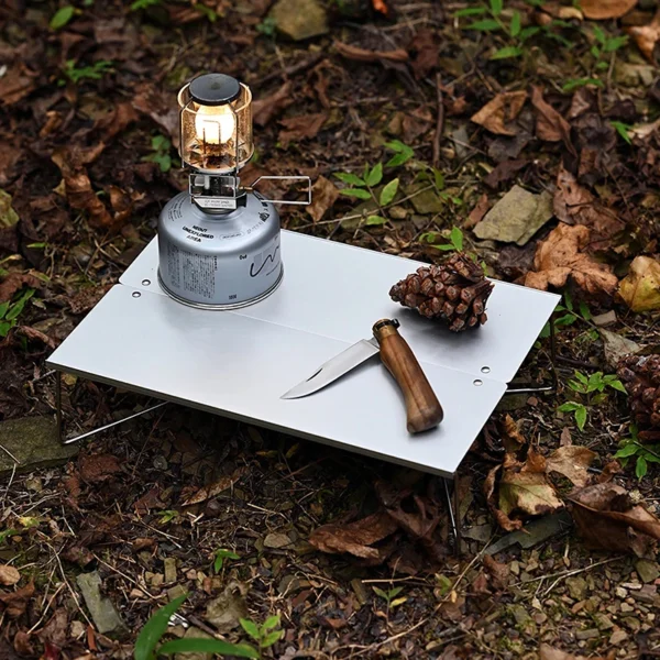 PACOONE's Mini Foldable Table Aluminum Alloy