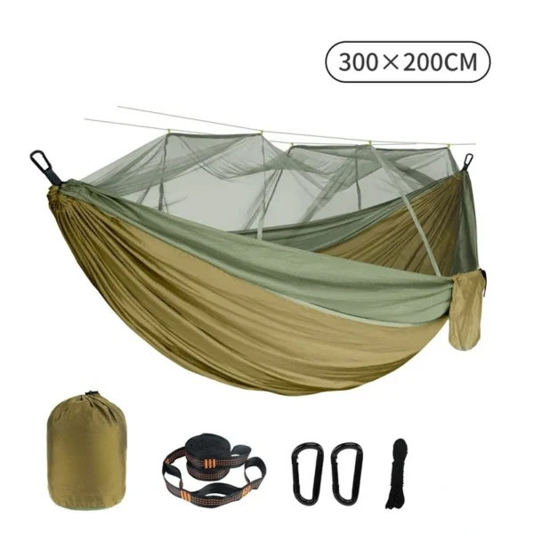 Double Mosquito Net Hammock Anti-rollover