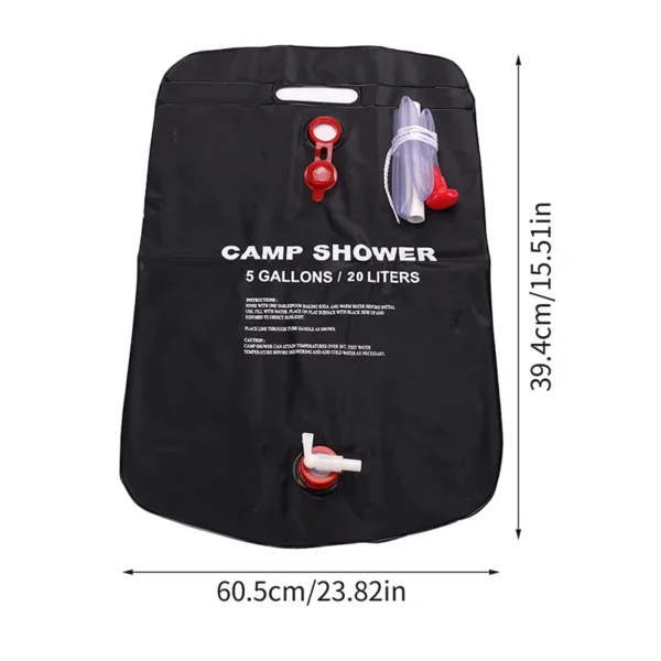 20L Foldable Shower Bag