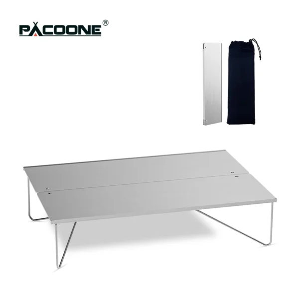PACOONE's Mini Foldable Table Aluminum Alloy