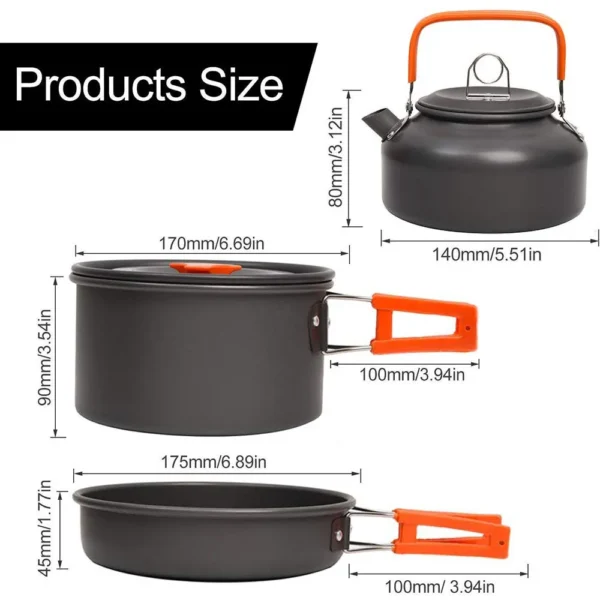 DECDEAL's  Camping Cookware Set
