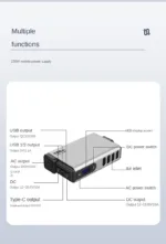 Erilles's 150W Portable Outdoor Power Bank 32000mAh battery AC DC - Image 6