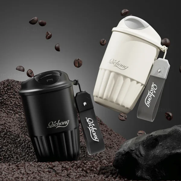 410ml Ceramic Liner Thermos Coffee Cup